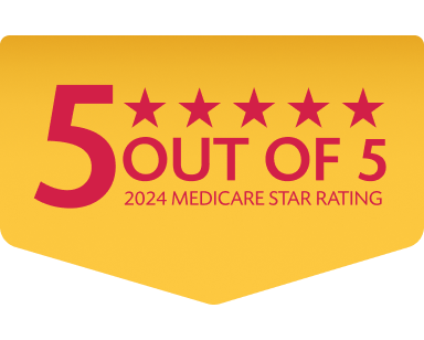 5 out of 5 2023 medicare star rating