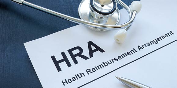 HRA form and stethoscope