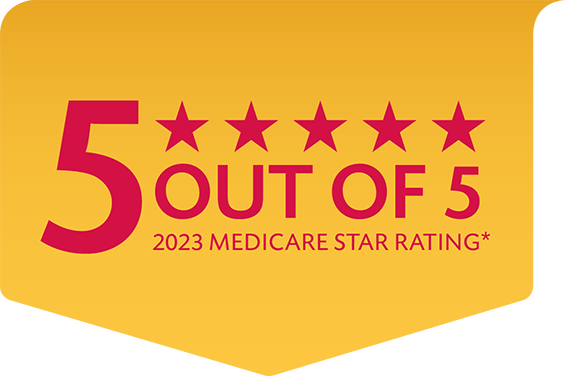 5 out 5 medicare star rating
