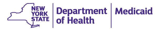 New York State Department of Health Medicaid logo (opens in new window)
