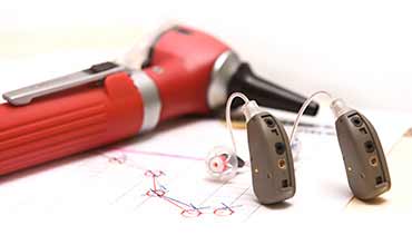 a photo of hearing aids